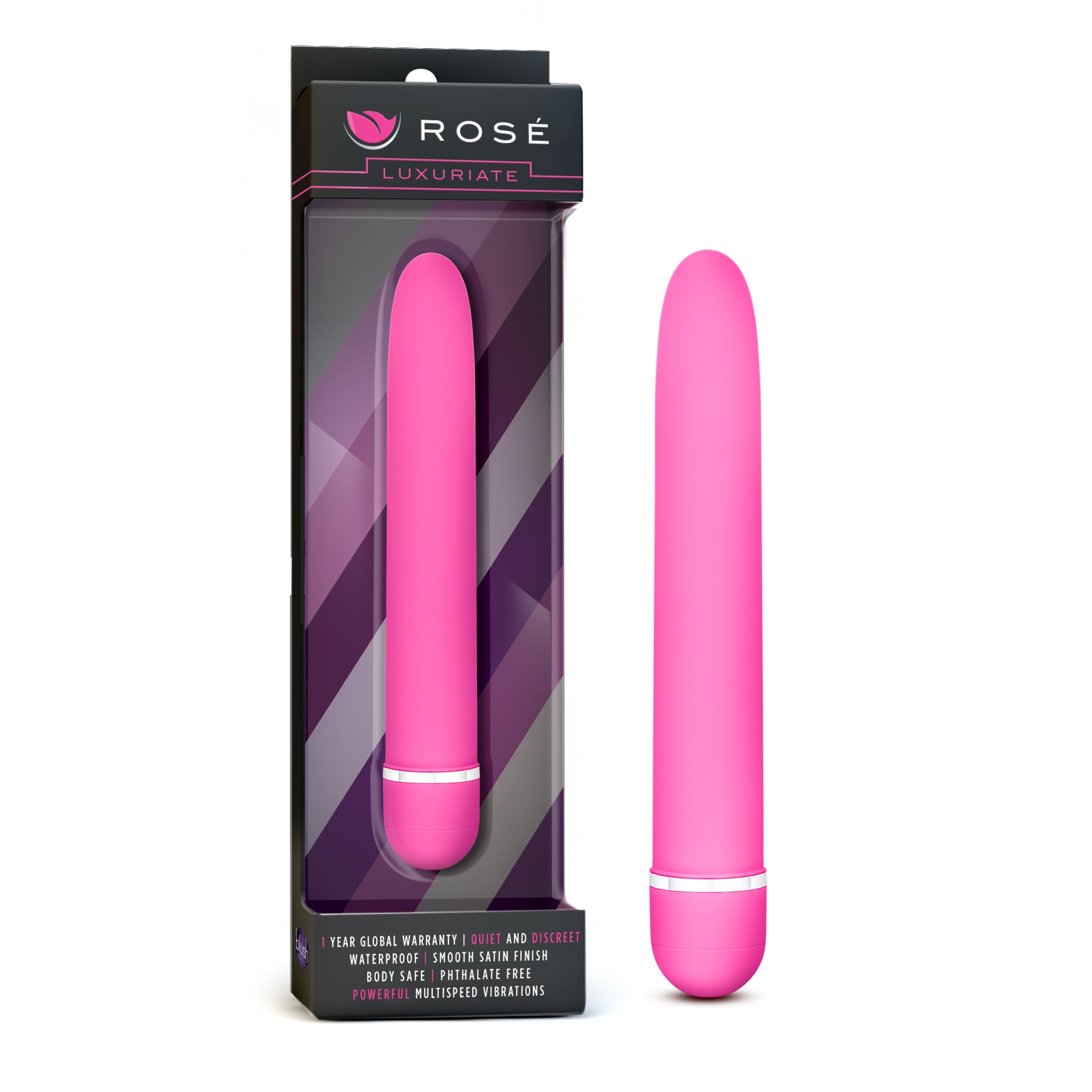 Rose Luxuriate Pink 7 Inch Vibrator > Vibrators > Standard Vibrators