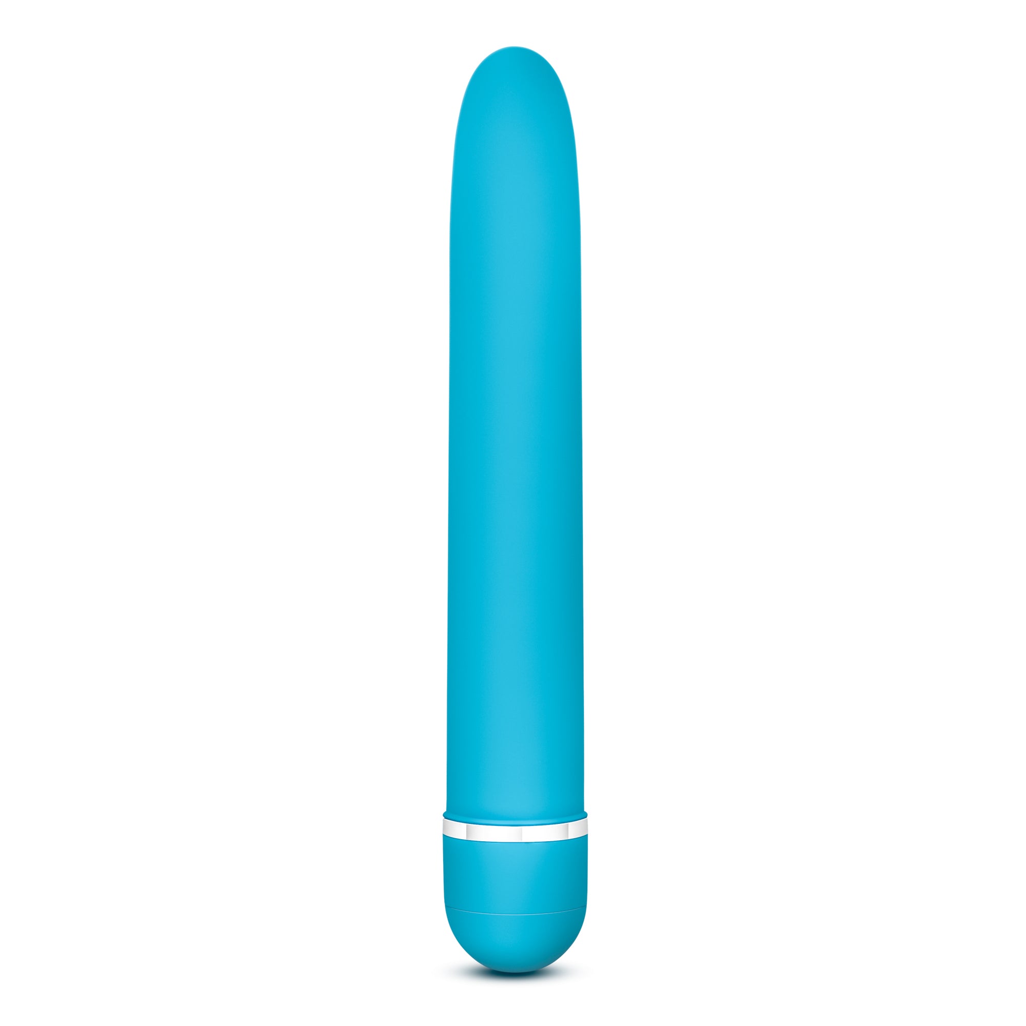 Rose Luxuriate Blue 7 Inch Vibrator with Satin Finish Blue > Vibrators > Standard Vibrators