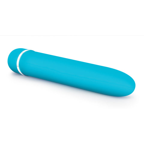 Rose Luxuriate Blue 7 Inch Vibrator with Satin Finish VIBRATORS
