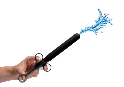 Smooth Silicone Lubricant Launcher for Effortless Application Black Douches