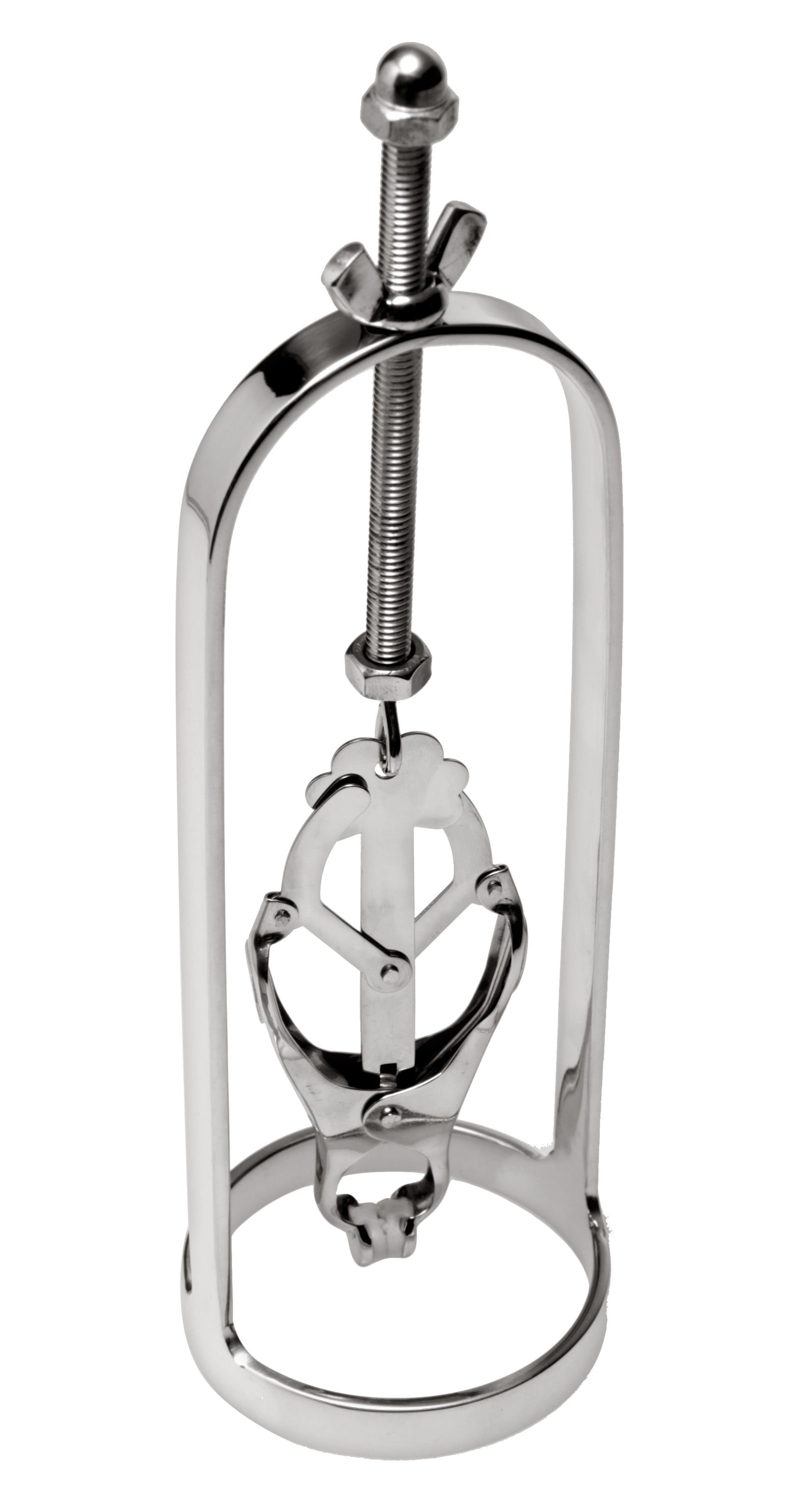 Stainless Steel Clover Clamp Nipple Stretcher for Intense Sensation and Gradual Stretching Nipple Clamps