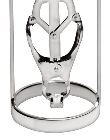 Stainless Steel Clover Clamp Nipple Stretcher for Intense Sensation and Gradual Stretching Nipple Clamps