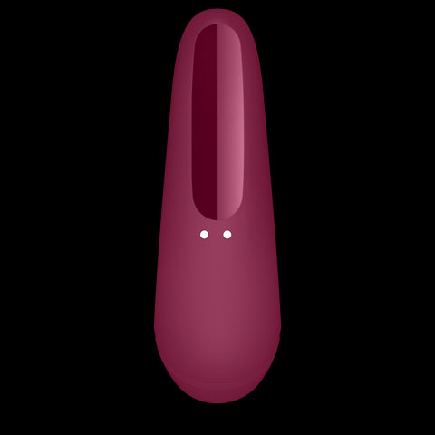 Satisfyer Curvy 1 Plus App Enabled Rose Red Stimulator AIR PULSATION