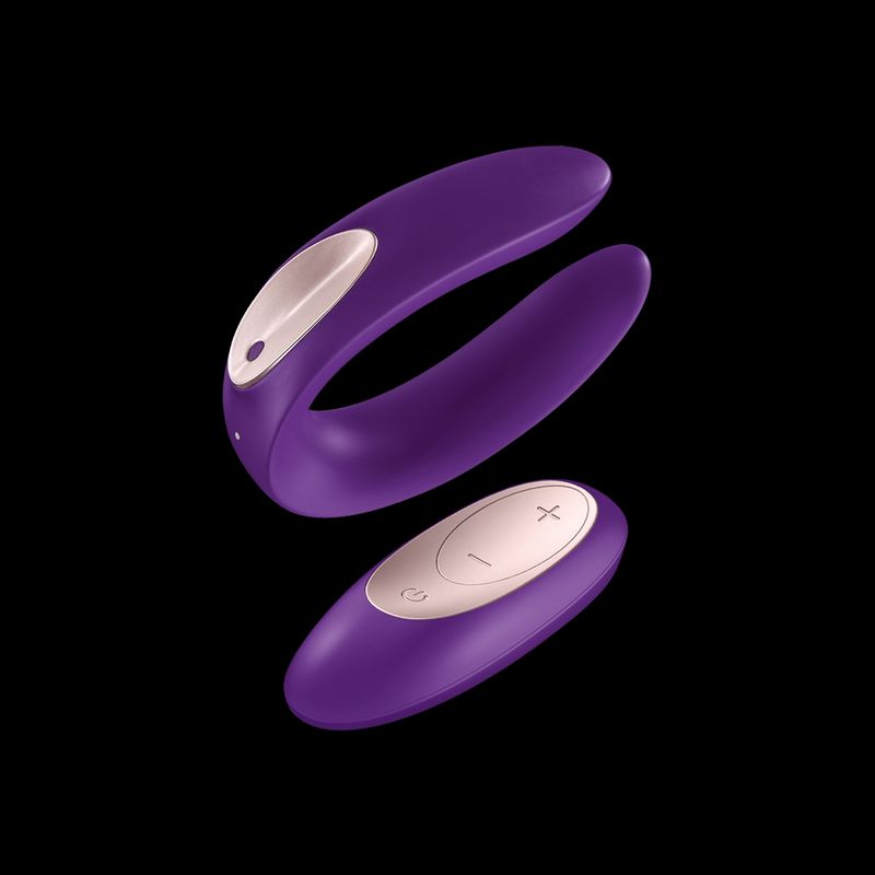 Satisfyer Partner Double Plus – Remote-Controlled Couples Vibrator Purple > Sex Toys > Couples Toys Main image