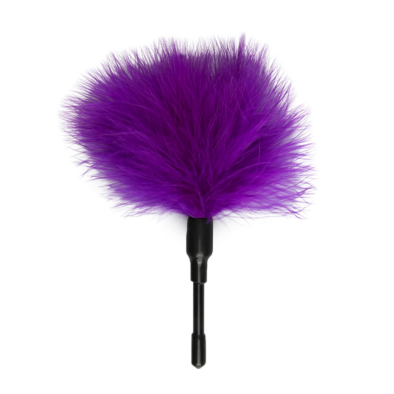 Tickler Purple Small Feather Teaser For Sensual Foreplay Whips & Paddles