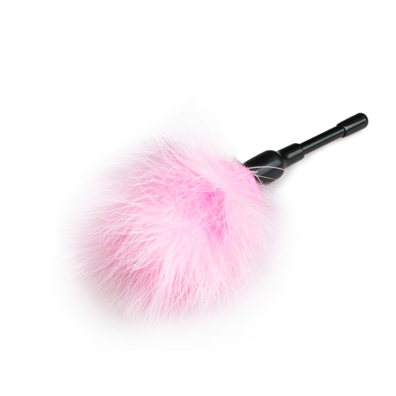 Tickler Pink Small Feather Teaser for Foreplay and Sensual Adventures Whips & Paddles