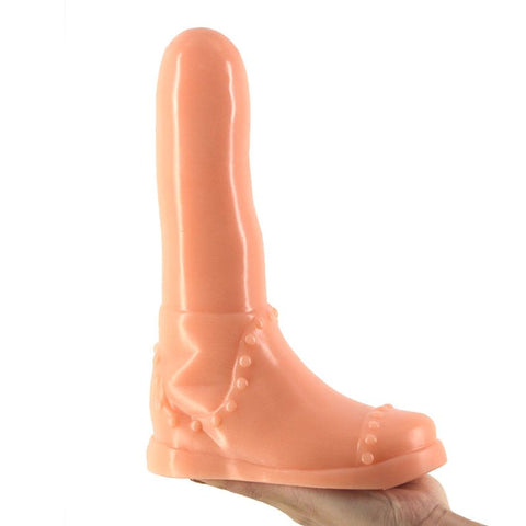 Boot Dildo Flesh - 9 Inch Overall Length Dongs Other