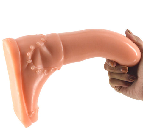 Boot Dildo Flesh - 9 Inch Overall Length Dongs Other