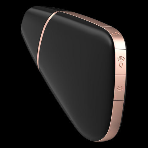 Satisfyer App Enabled Love Triangle Clitoral Massager Black > Sex Toys For Ladies > Clitoral Vibrators and Stimulators