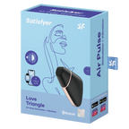 Satisfyer Love Triangle App Enabled Clitoral Massager – Rechargeable Silicone Vibrator > Sex Toys For Ladies > Air Pulsation