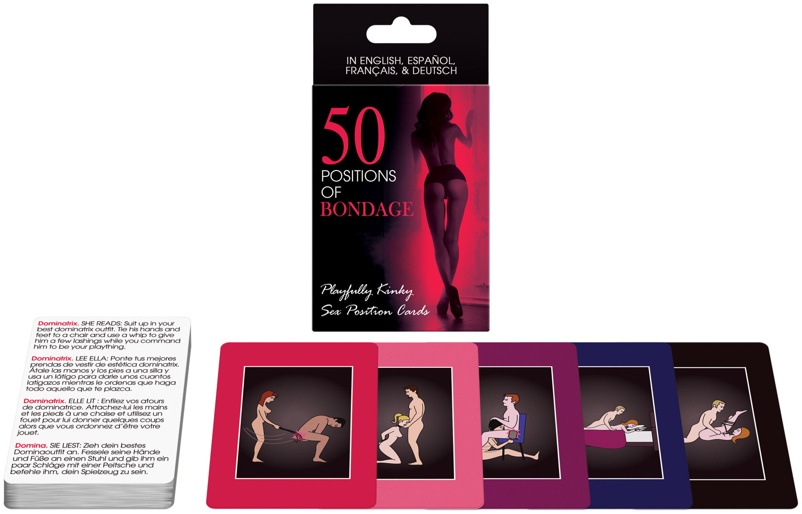 50 Positions of Bondage Cards – Adult Game Cards for Intimate Exploration Secondary image