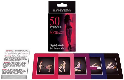50 Positions Of Bondage Sex Position Cards Card Games