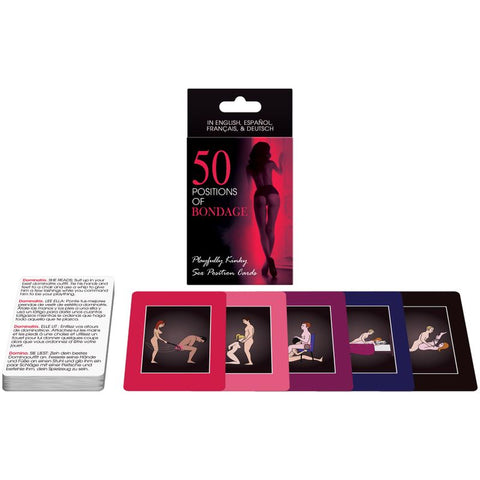 50 Positions Of Bondage Sex Position Cards Card Games