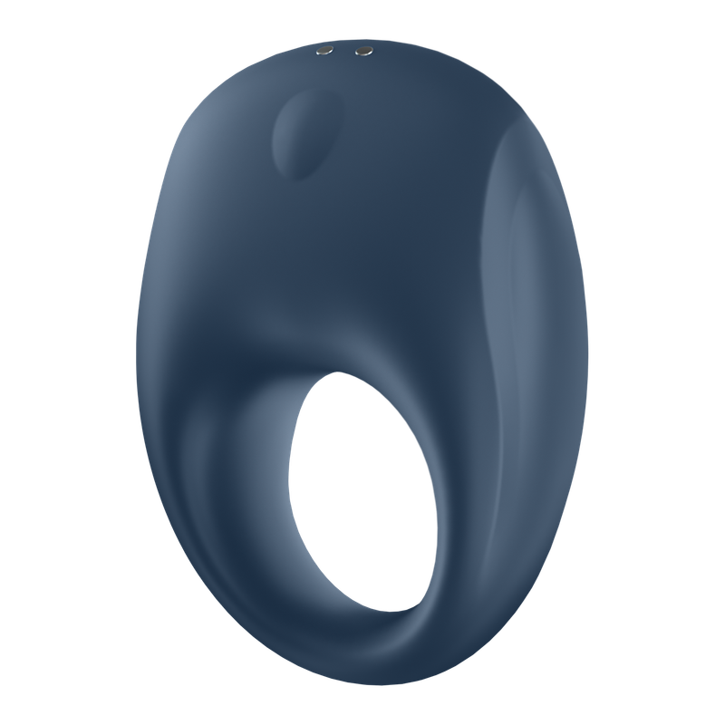 Satisfyer App Enabled Strong One Silicone Cock Ring Blue > Sex Toys For Men > Love Ring Vibrators