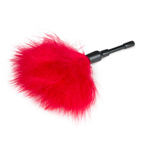 Tickler Red Small Feather Teaser for Intimate Moments Whips & Paddles