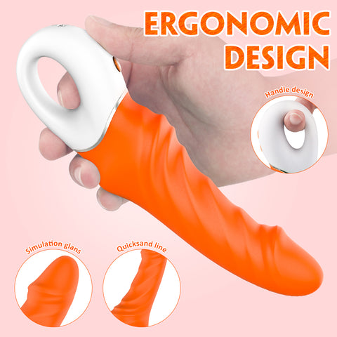 Tornado G-Spot Orange 231mm Long G-Spot Stimulator > Sex Toys For Ladies > G-Spot Vibrators