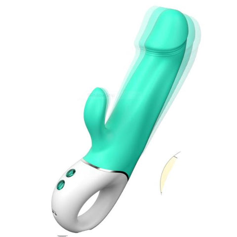 Wave Rabbit Teal 227mm Long Vibrator with 9 Modes VIBRATORS-RABBIT