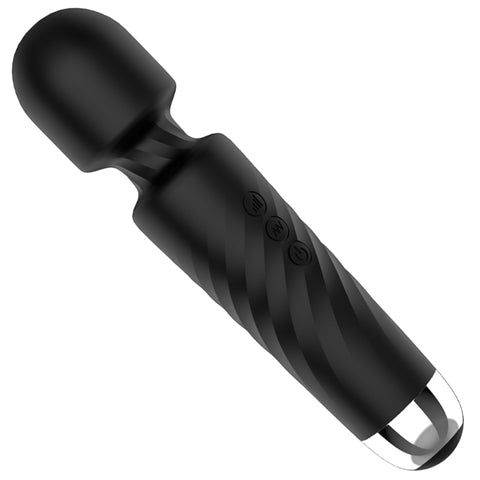 Hero 2 Wand Black Compact Massage Device for Relaxation Electric Massager