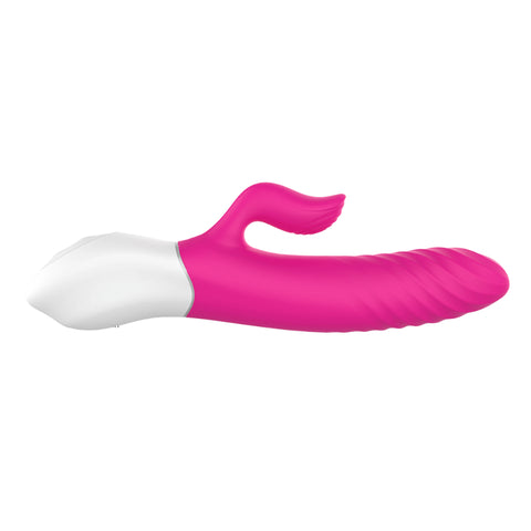 Lighter Thrusting Rabbit Vibrator Pink with 9 Speeds > Vibrators > Ladies > Rabbit Multi