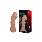 Cock Sleeve 2 Medium 6.7 Inch Length with 1.5 Inch Extension Textured Penis Sleeve > Sex Toys For Men > Penis Sleeves