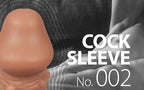 Cock Sleeve 2 Medium 6.7 Inch Length with 1.5 Inch Extension Textured Penis Sleeve > Sex Toys For Men > Penis Sleeves