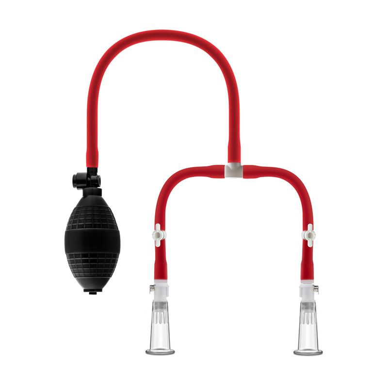 Temptasia Nipple Squeeze Pump System in Black > Sex Toys > Nipple Suckers
