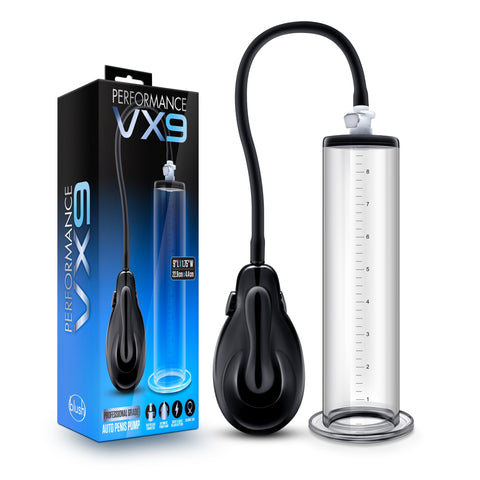 Performance VX9 Auto Penis Pump Clear Enhancement System Clear PUMPS
