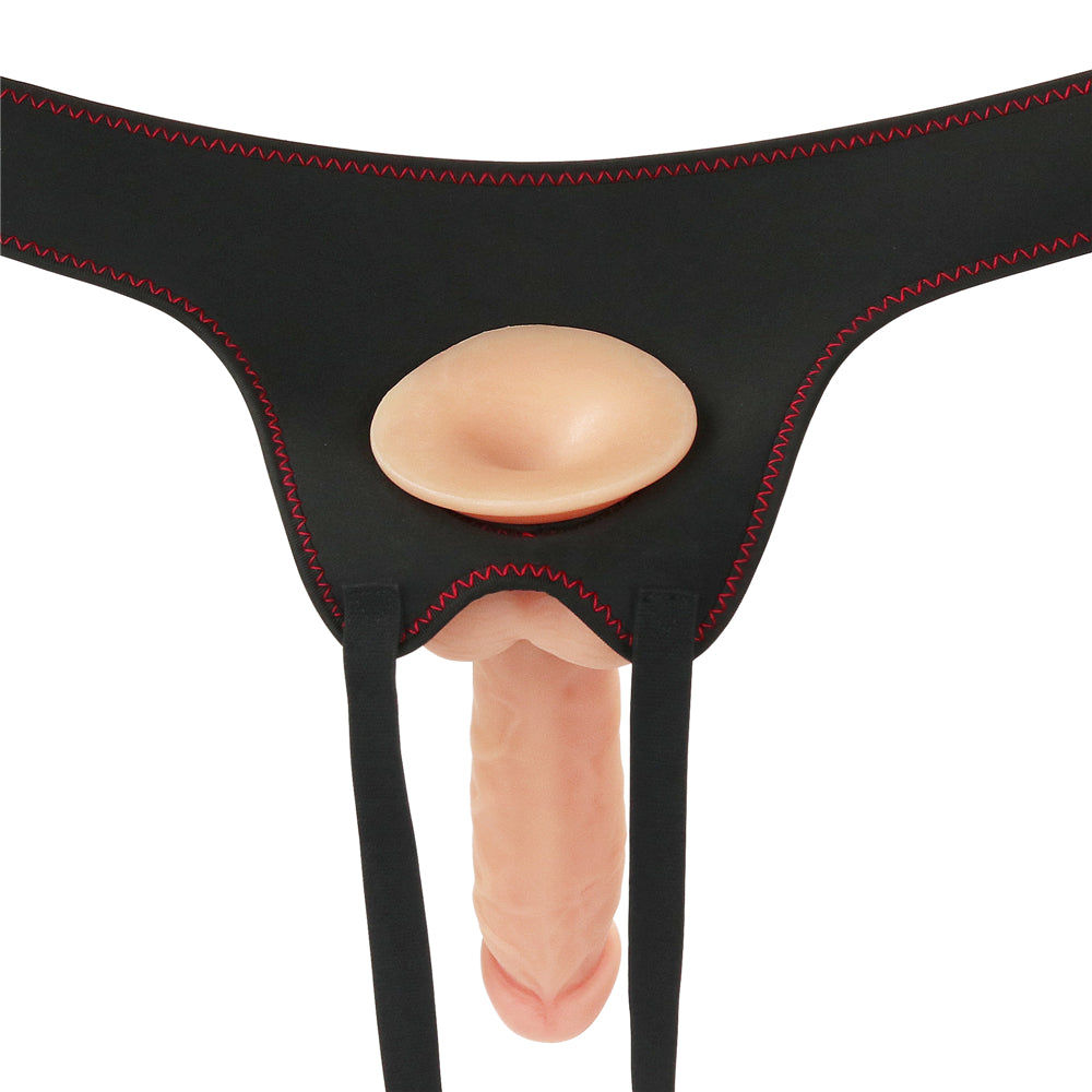 Easy Strap-on Set 7.5" (Flesh) > Dildos > Strap On Harnesses