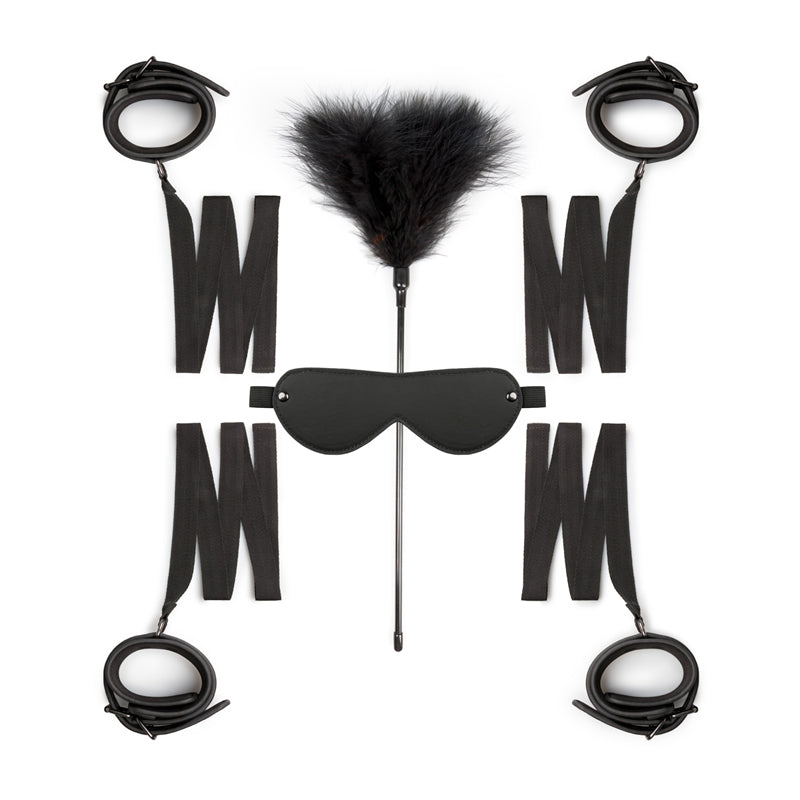 Beginners Bondage Fantasy Kit – Sensory Exploration Bondage Set Black > Bondage Gear > Restraints