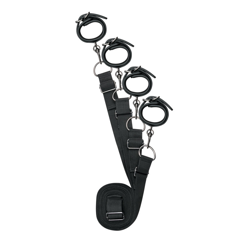 Under Mattress Restraint Set Black > Bondage Gear > Bed Restraints