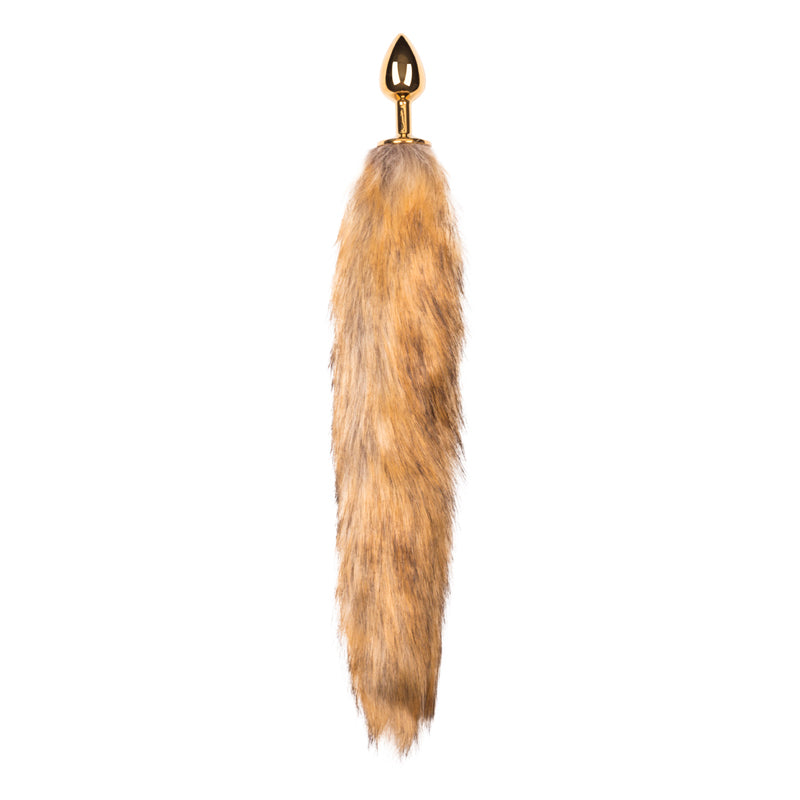 Fox Tail No 1 Gold Plug > Anal Range > Tail Butt Plugs