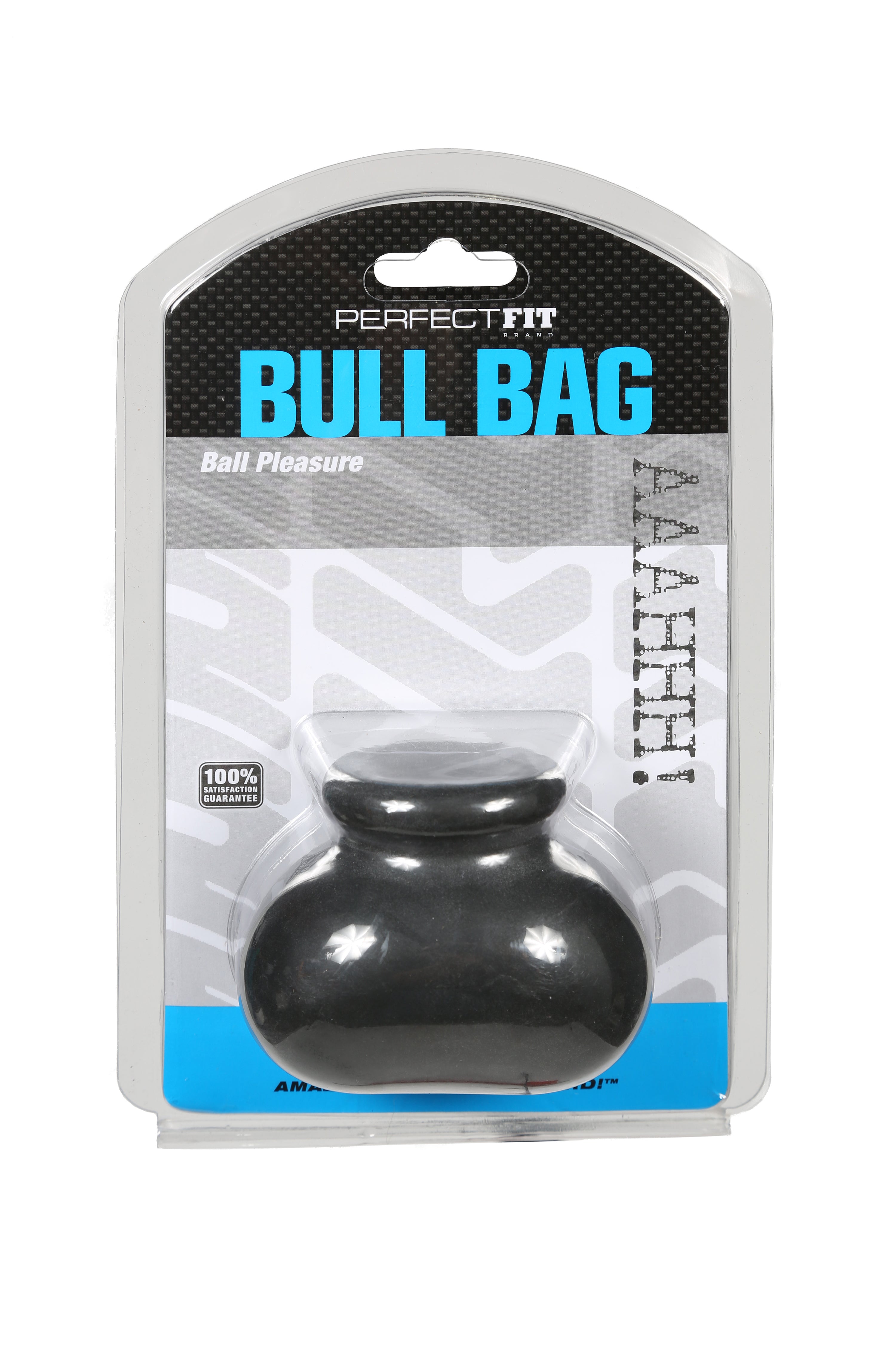 Bull Bag Black - Dual Scrotum Toy for Enhanced Pleasure Ball Stretcher