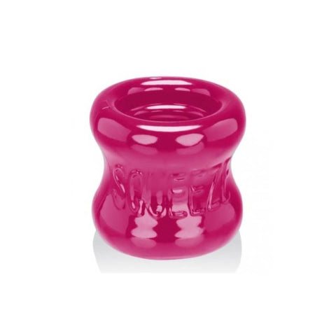 Squeeze Ball Stretcher in Hot Pink for Enhanced Pleasure and Comfort Ball Stretcher