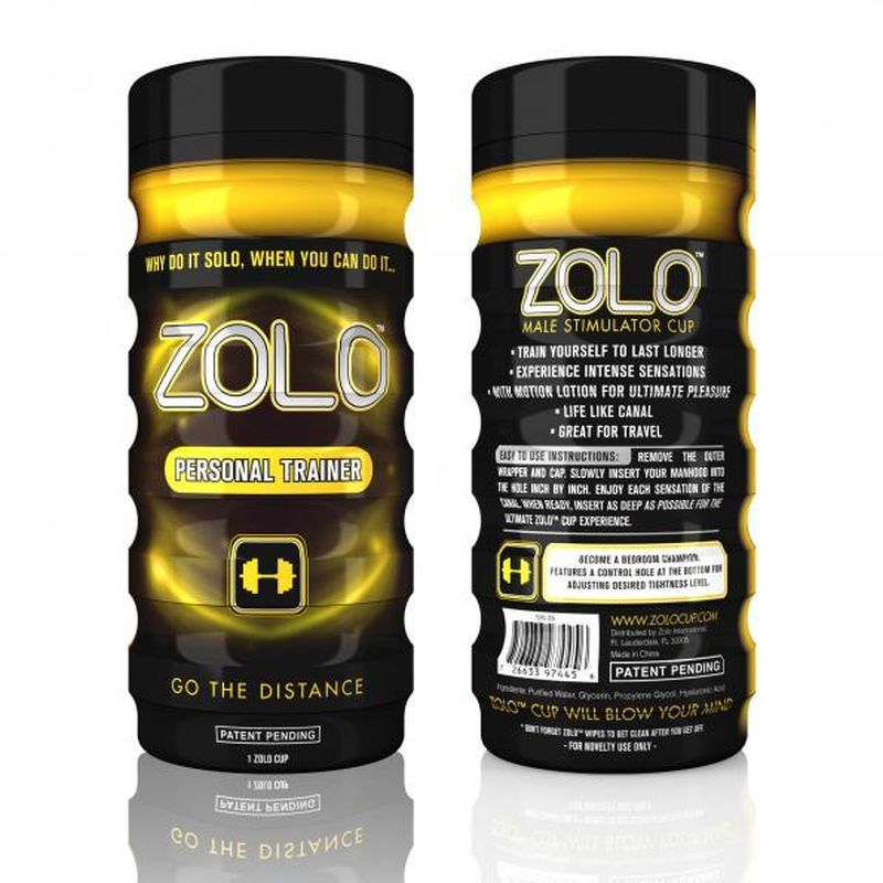 Zolo Personal Trainer Masturbator Cup With Suction Control > Sex Toys For Men > Masturbators Cup