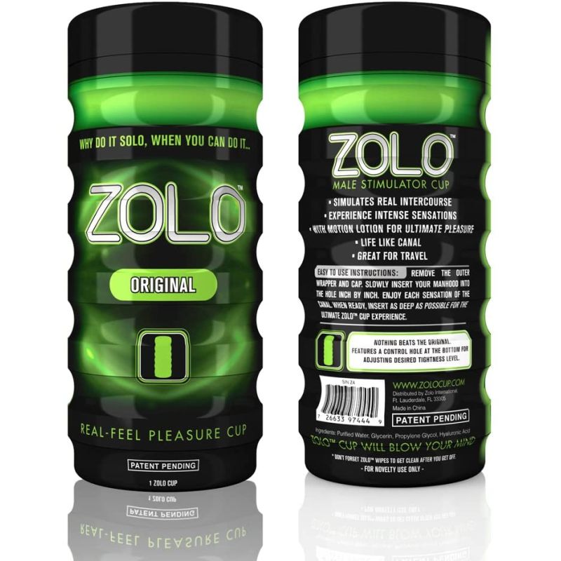 Zolo Original Masturbator Cup Ergonomic Textured Sleeve > Sex Toys For Men > Masturbators Cup