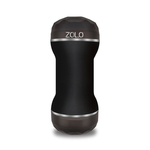 Zolo DP Stroker Double-Entry Ultrarealistic Masturbator Black Strokers - Manual