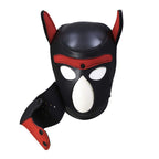 Puppy Play Mask Red – Neoprene Rubber Mask > Bondage Gear > Masks