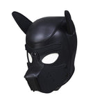 Puppy Play Mask (Black) – Neoprene Rubber > Bondage Gear > Masks