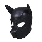 Puppy Play Mask (Black) – Neoprene Rubber > Bondage Gear > Masks