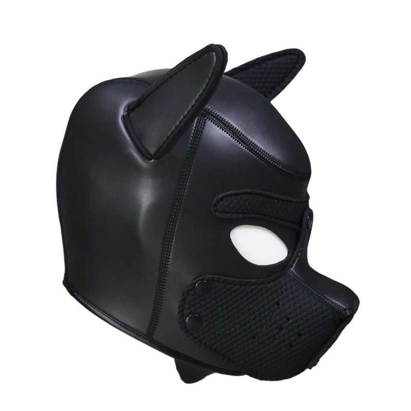 Puppy Play Mask (Black) – Neoprene Rubber > Bondage Gear > Masks