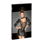 Power Wetlook Tulle Dress with Bouffant Sleeves > Clothes > Dresses and Chemises