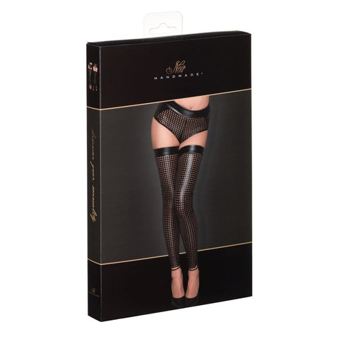 Ladies Laser Cut Stockings with Silicone Tape for Perfect Fit