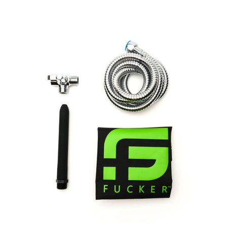 Sport Fucker Shower Kit Black 6 Inch Adult Sex Toy Douches