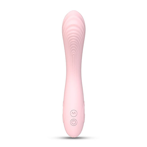 Flexible Bending Silicone Vibrator Pink 20cm Length Vibrators