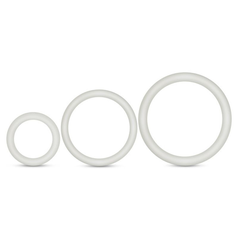 Performance Vs4 Pure Premium (White) – Silicone Cockring Set > Cock Ring > Sets
