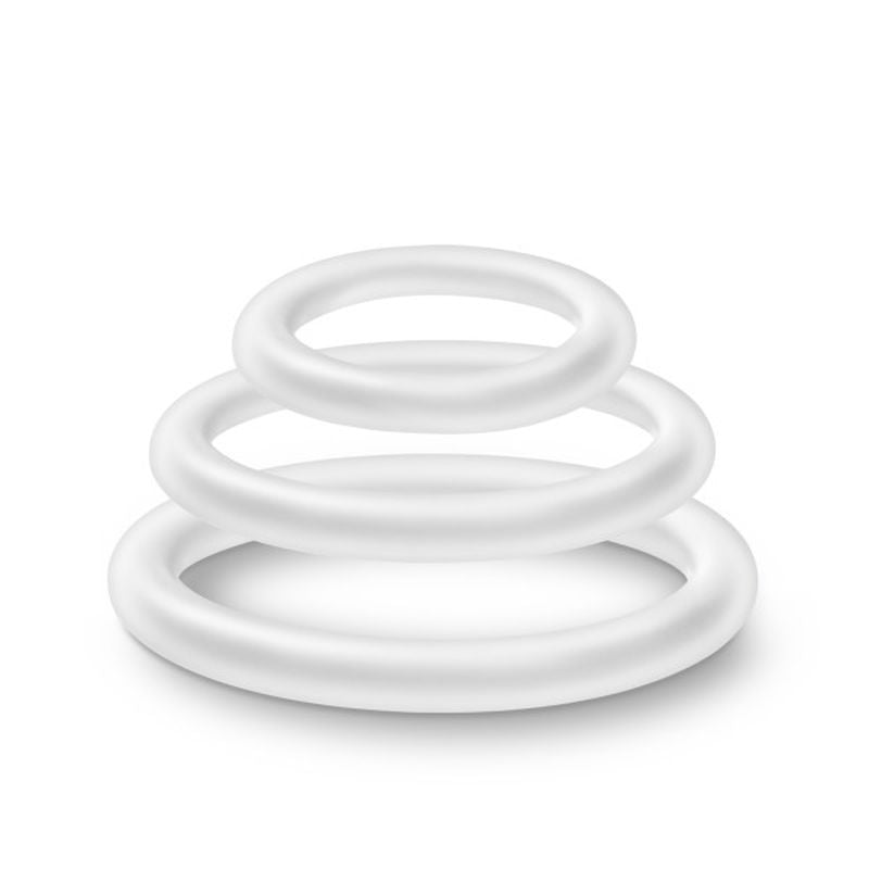 Performance Vs4 Pure Premium (White) – Silicone Cockring Set > Cock Ring > Sets