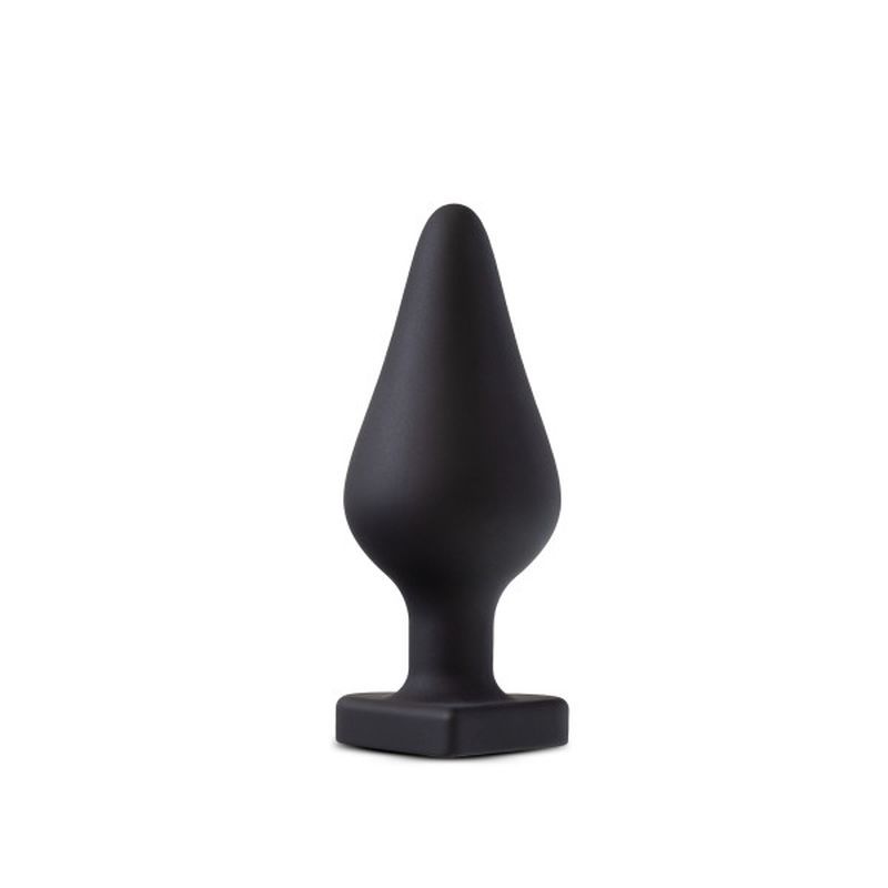 Temptasia Heart-Shaped Butt Plug Black for Intimate Play Butt Plugs