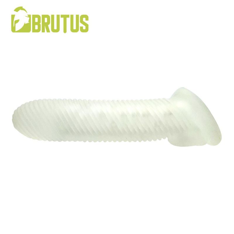 Almighty Ribbed Cocksheath 18cm > Sex Toys For Men > Penis Sleeves