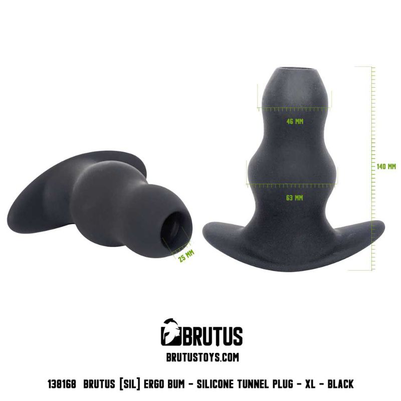 Brutus Ergo Bum Tunnel Plug XL – Silicone XL Anal Plug > Anal Range > Tunnel and Stretchers