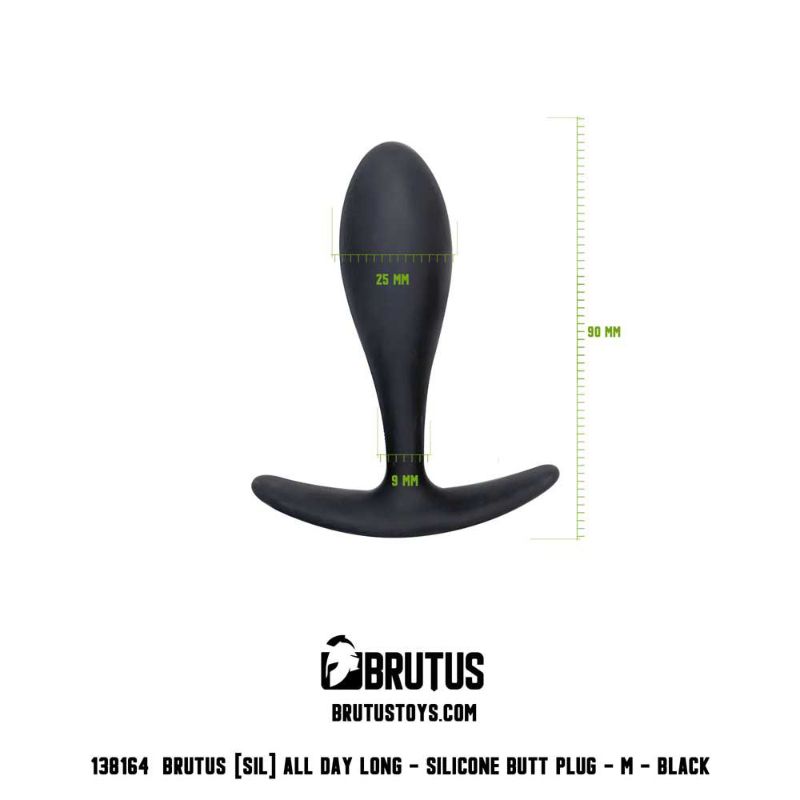 Brutus All Day Long Medium – 9cm Silicone Medium Butt Plug Secondary image